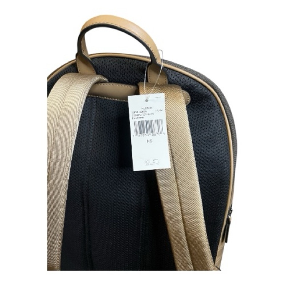 MICHAEL KORS Hudson Crocodile Embossed Leather Commuter Backpack - Natural NWT - Picture 5 of 5